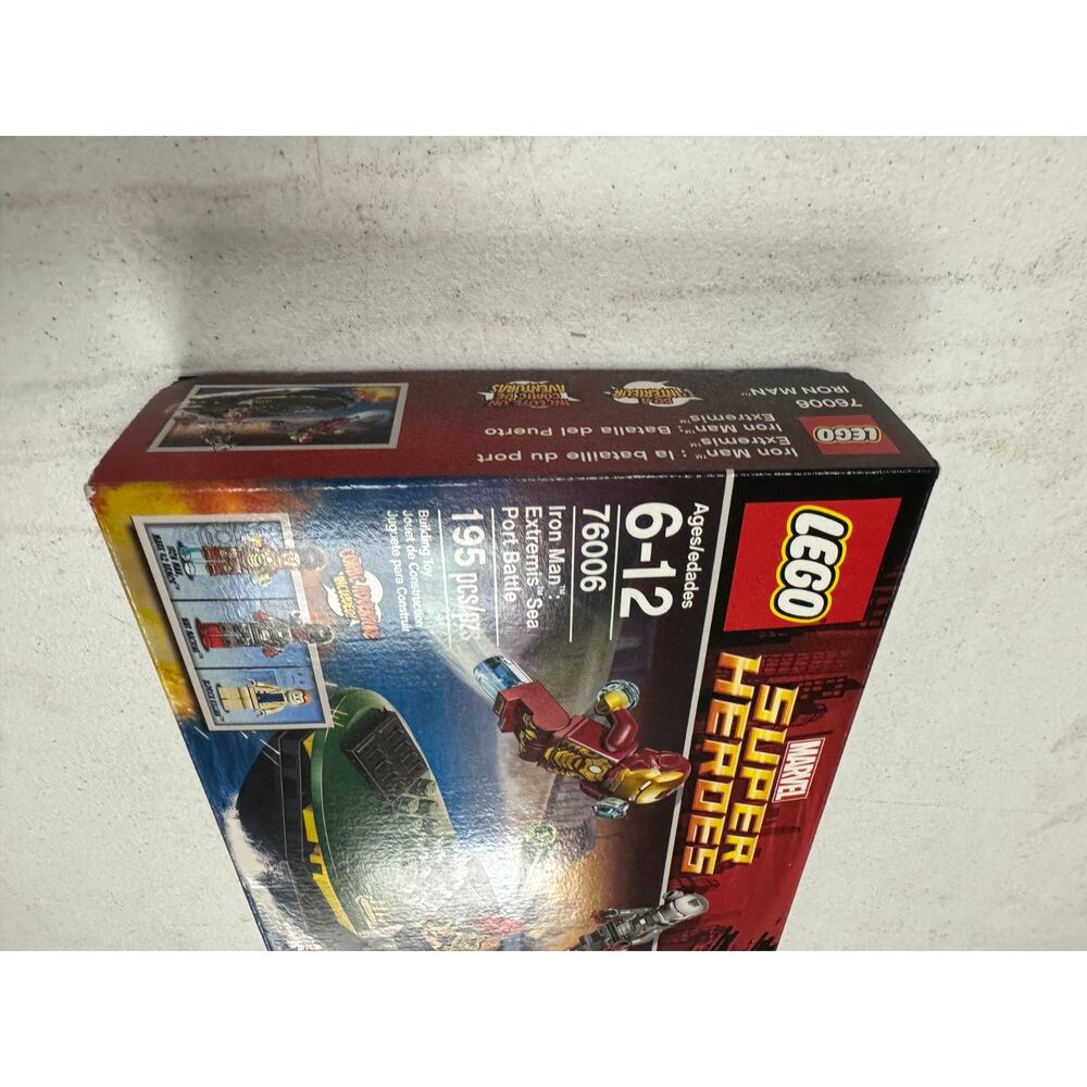 LEGO Marvel: Iron Man: Extremis Sea Port Battle (76006) 195Pcs New Sealed - Picture 4 of 10